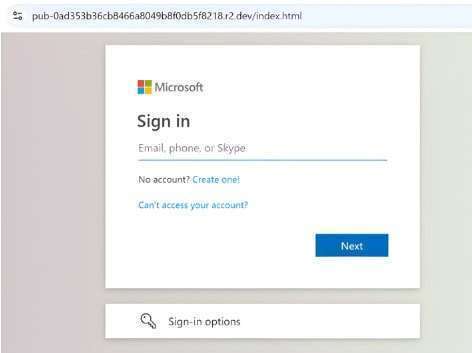 Content creation platforms are being leveraged for phishing attacks with Micosoft login