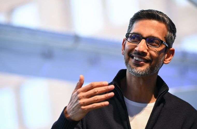Alphabet CEO Sundar Pichai. - Breaks $100 Billion 1 quarter
