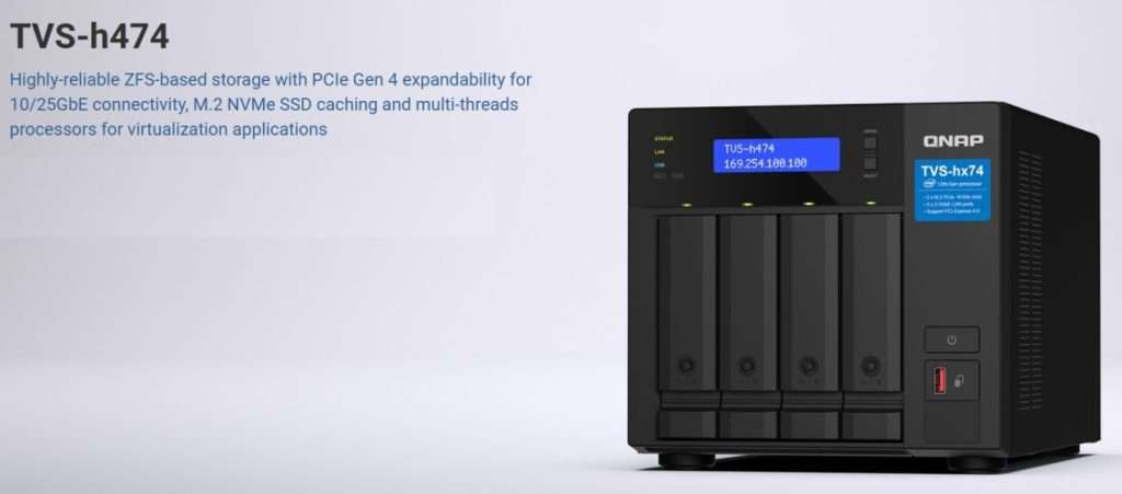 TVS-h474 QNAP Review Test Data
