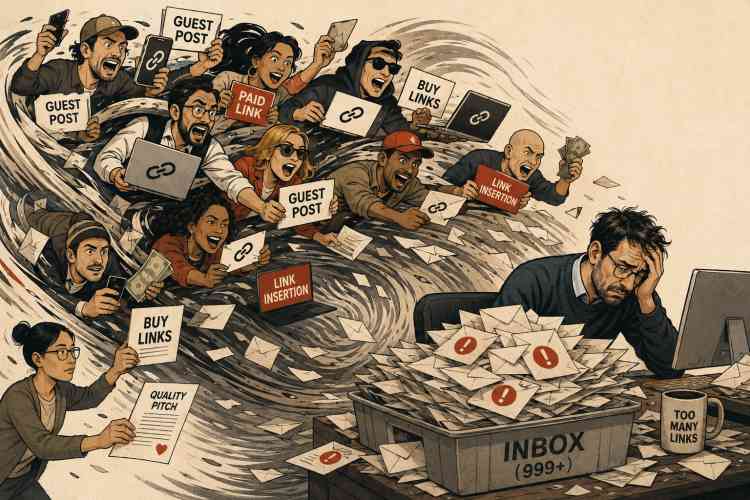 Flood of spam - guest posting - guest blogging email requests - State of outreach in 2026