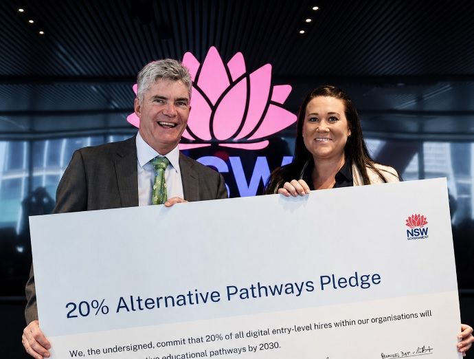 April MacPherson who has been employed by Accenture as part of the initiative.