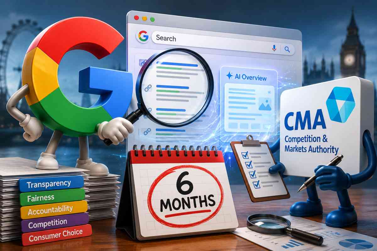 GooThe U.K. Competition and Markets Authority (CMA) ordered Google to overhaul its search transparency in six months