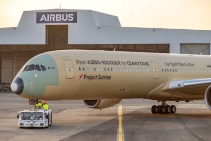 Qantas modified Airbus A350-1000ULR Flies 24 Hours in Record-Breaking Commercial Flight Test