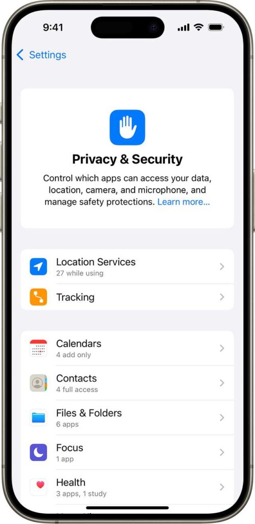 Privacy & Security