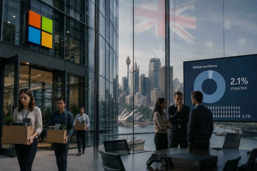 Australian employees caught in Microsoft job purge affecting 4,800 workers worldwide