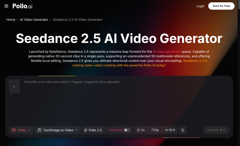 Seedance 2.5 AI Video Maker