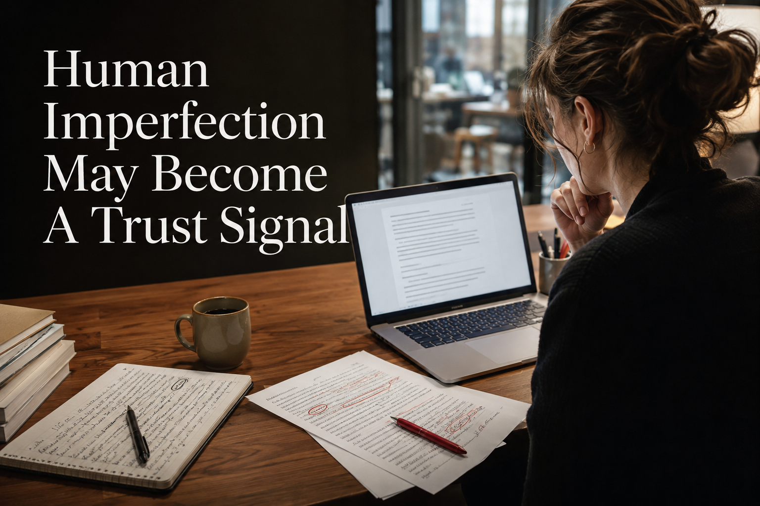 AI May Turn Human Imperfection Into a Trust Signal