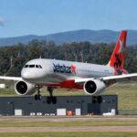 Jetstar touches down at Western Sydney International for trial flight